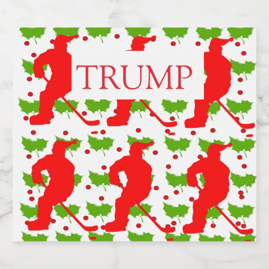 HOCKEY BIERFLASCHENETIKETT (Einzelnes Label)