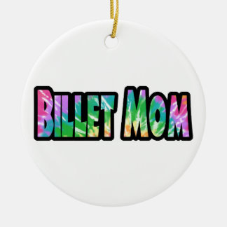 Hockey Billet Mama Gefärbte Krawatte Keramik Ornament