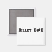 Hockey Billet Vater Magnet (Vorderseite/Rückseite)