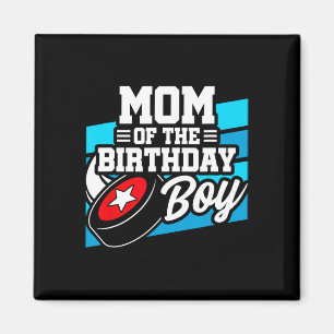 Hockey Birthday - Birthday Mama - Boys Hockey Birt Magnet