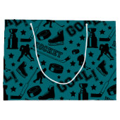 Hockey Birthday Geschenktasche Große Geschenktüte (Rückseite)