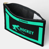 Hockey Birthday Gift, Hockey Player Girl, Zubehörtasche (Offen)