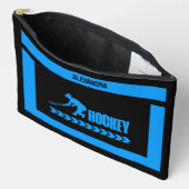 Hockey Birthday Gift, Hockey Player Girl, Zubehörtasche (Offen)
