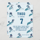 Hockey Birthday Invitation Einladung (Vorne/Hinten)