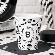 Hockey Black and White Themed Kindergeburtstag Par