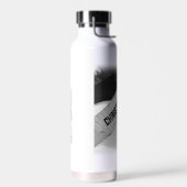 Hockey Black Skate Personalisiert Trinkflasche (Links)
