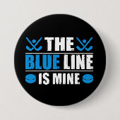 Hockey Blue Line Button (Vorderseite)