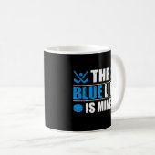 Hockey Blue Line Kaffeetasse (VorderseiteRechts)
