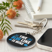 Hockey Blue Line Schlüsselanhänger (Vorderseite rechts)