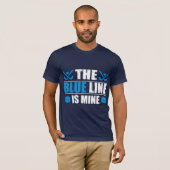 Hockey Blue Line T-Shirt (Vorne ganz)