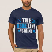 Hockey Blue Line T-Shirt (Vorderseite)