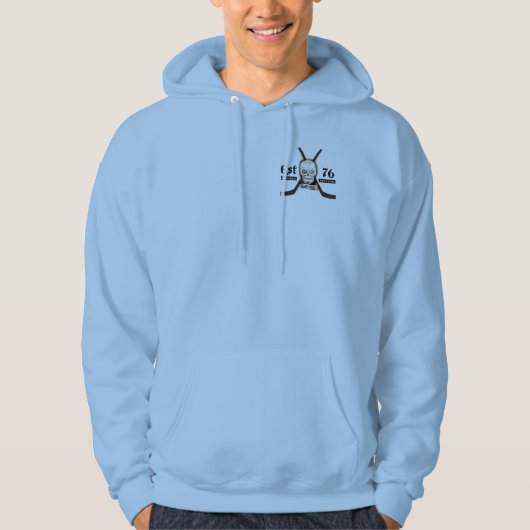 Hockey Box Zip down Hoodie (Vorderseite)