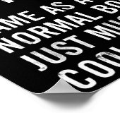 Hockey Boy Definition Funny  Poster (Ecke)