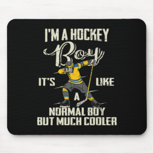 Hockey Boy Fun Dabbing Player Boys Kids BZR Mousepad