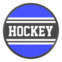 HOCKEY Bright Blue Schwarz-weiß Racing Streifen