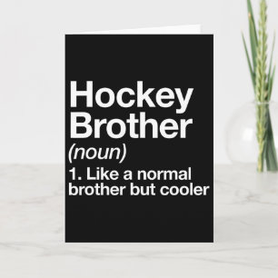 Hockey-Bruder Definition Lustige Sportarten Karte