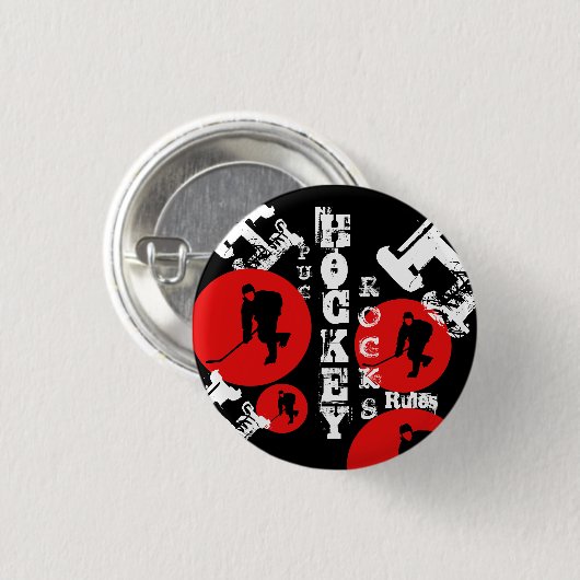 Hockey Button (Vorne & Hinten)