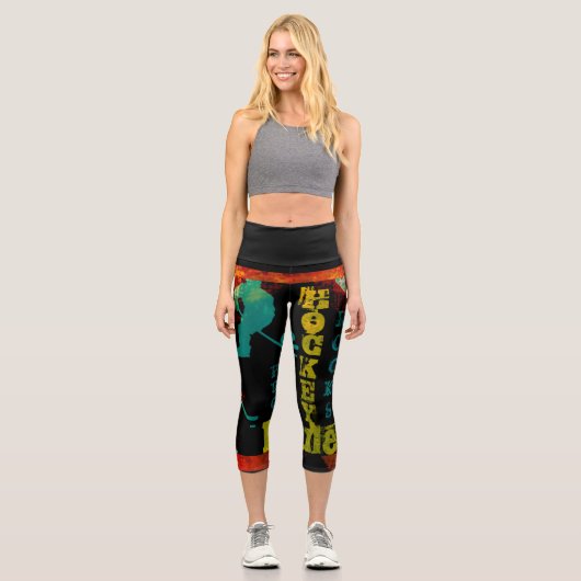 HOCKEY CAPRI LEGGINGS (Vorderseite)