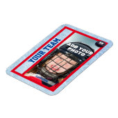 Hockey Card Souvenir Magnet (Linke Seite)