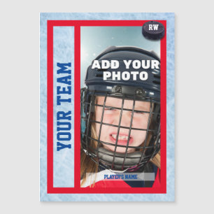 Hockey Card Souvenir Magnetkarte