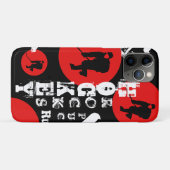 Hockey Case-Mate iPhone Hülle (Rückseite (Horizontal))