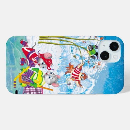 Hockey Case-Mate iPhone Hülle (Rückseite (Horizontal))