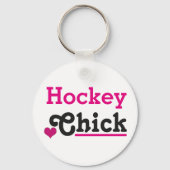 Hockey Chick Schlüsselanhänger (Vorderseite)