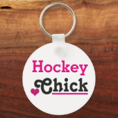 Hockey Chick Schlüsselanhänger (Vorderseite)