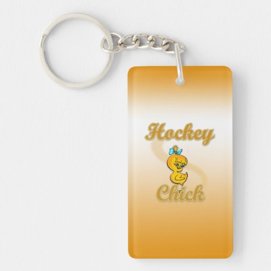 Hockey Chick Schlüsselanhänger (Vorderseite)