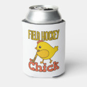 Hockey Chick Women Girls Dosenkühler (Kanne Rückseite)