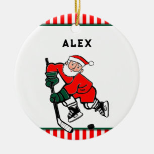 Hockey Christmas Collectible Keramik Ornament