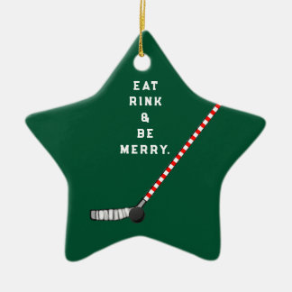 Hockey Christmas Collectible Keramik Ornament