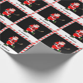 Hockey Christmas Geschenkpapier (Ecke)