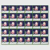 Hockey Christmas Geschenkpapier (Flach)