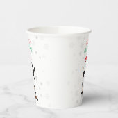 Hockey Christmas Penguin Pappbecher (Links)