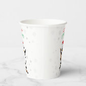 Hockey Christmas Penguin Pappbecher (Rechts)