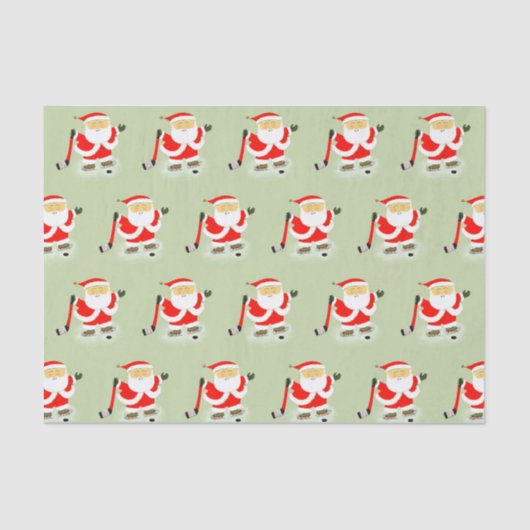 Hockey Christmas Seidenpapier (Vorderseite)