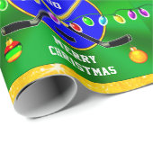 HOCKEY Christmas Wrapping Paper, PERSONALISIERT Geschenkpapier (Rolleneckpunkt)