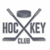 Hockey Club Aufkleber (Vorderseite)