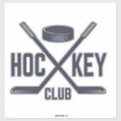 Hockey Club Aufkleber (Blatt)