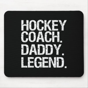 Hockey Coach Daddy Legend Ice Hockey Spieler Gesch Mousepad