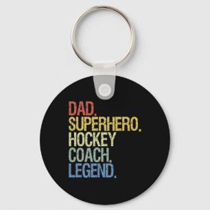 Hockey-Coach Eishockey-Spieler-Geschenk 3 Schlüsselanhänger