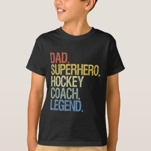 Hockey-Coach Eishockey-Spieler-Geschenk 3 T-Shirt