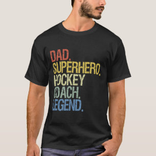 Hockey-Coach Eishockey-Spieler-Geschenk 3 T-Shirt