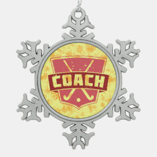 Hockey-Coach Holiday Ornament