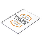 Hockey Coach Notizblock (Linke Seite)