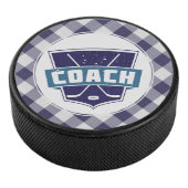 Hockey Coach Shield Puck (blau) (3/4)