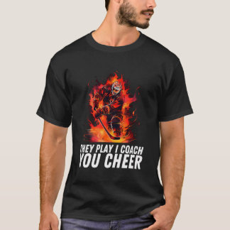 Hockey Coach sie spielen ich Coach Sie Chefin Coac T-Shirt