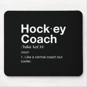 Hockey Coach Spaß Sport Coach Definition Mousepad