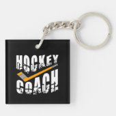Hockey Coach Stick Schlüsselanhänger (Rückseite)